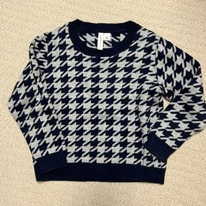 Janie and Jack hounds tooth sweater